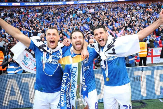 Wembley marked a new left-sided role for the long-serving Gareth Evans. Picture: Joe Pepler