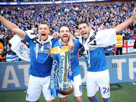 Wembley marked a new left-sided role for the long-serving Gareth Evans. Picture: Joe Pepler