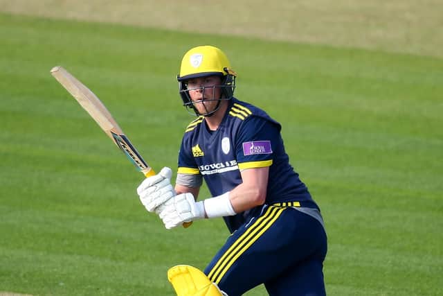Sam Northeast smashed an unbeaten century against former team Kent. Picture by Jordan Mansfield/Getty Images
