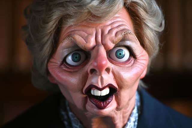 The Iron Lady  Spitting Imageinspired Blaises love of politics.