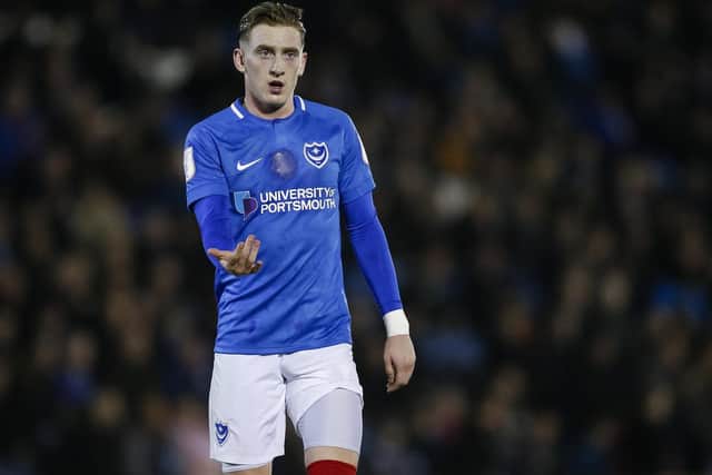 Ronan Curtis has been dropped for Gareth Evans from today's Pompey side against Burton. Picture: Daniel Chesterton/phcimages.com/PinPep