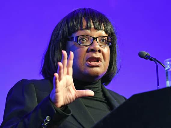 Diane Abbott has apologised for drinking a mojito on a TFL train. Picture: Stefan Rousseau/PA Wire
