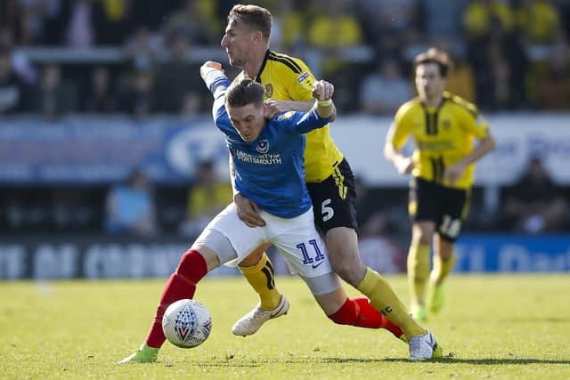 Ronan Curtis made an impact when he came on against Burton. Picture: Daniel Chesterton/phcimages.com