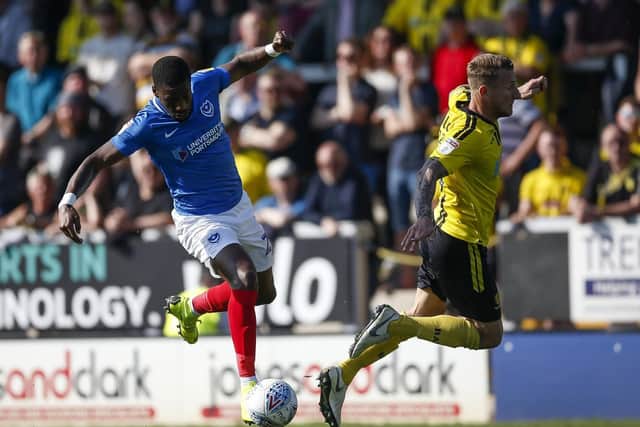 Omar Bogle featured as a substitute at Burton Albion, but has today been ruled out with injury. Picture: Daniel Chesterton/phcimages.com)
