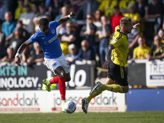 Omar Bogle featured as a substitute at Burton Albion, but has today been ruled out with injury. Picture: Daniel Chesterton/phcimages.com)