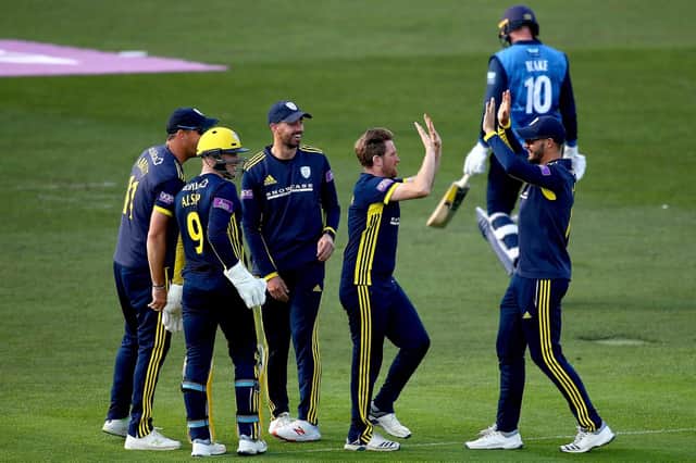 Hampshire have the winning mentality. Liam Dawson & Co have made a flying start to the Royal London One-Day Cup campaign. Picture: Jordan Mansfield/Getty Images