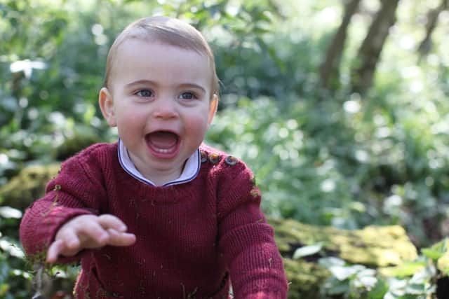 Prince Louis turns one today. Pictue:: Duchess of Cambridge/PA Wire
