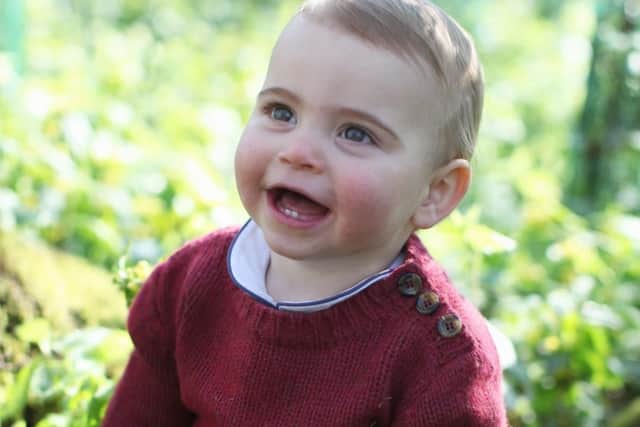 Louis is fifth in line to the throne, behind his siblings, his father and his grandfather. Picture: Duchess of Cambridge/PA Wire