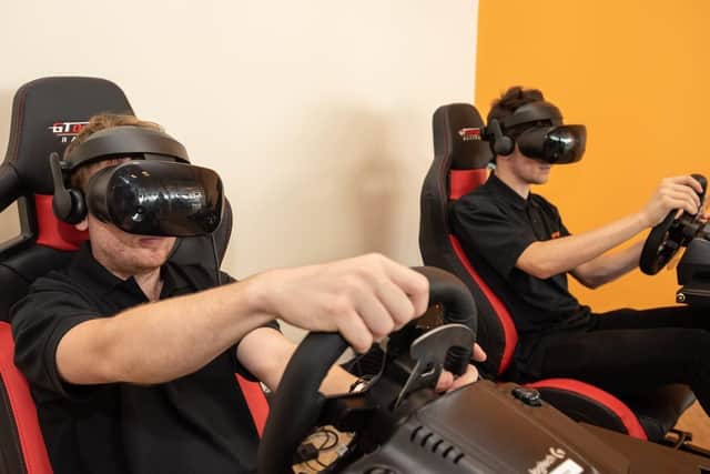 An example of driving simulator games