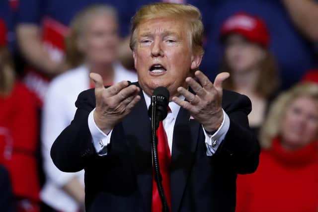 US president Donald Trump. Picture: AP Photo/Paul Sancya