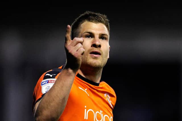 Luton striker James Collins. Picture by Alex Burstow/Getty Images