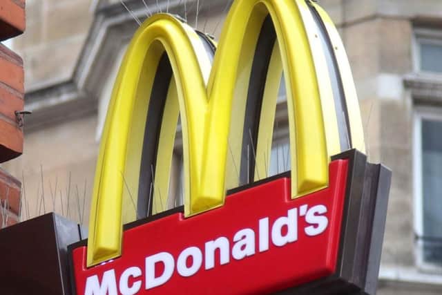 McDonald's sign. Picture: Yui Mok/PA Wire
