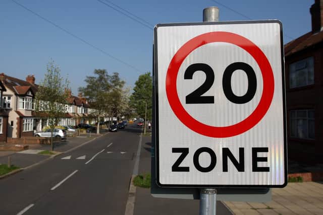 Not all drivers obey 20mph limits Picture: Dominic Lipinski/PA Wire