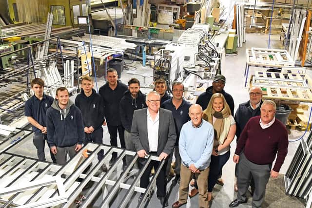 The SAJE UPVC team. Picture by:  Malcolm Wells (190403-6484)