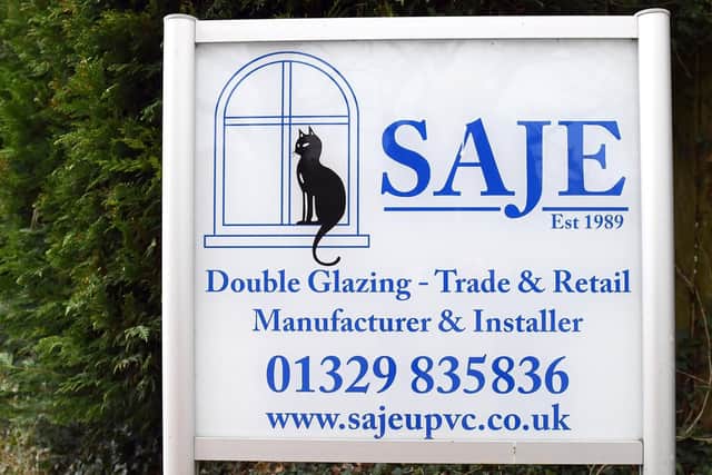 SAJE UPVC in Swanmore. Picture by:  Malcolm Wells (190403-6505)