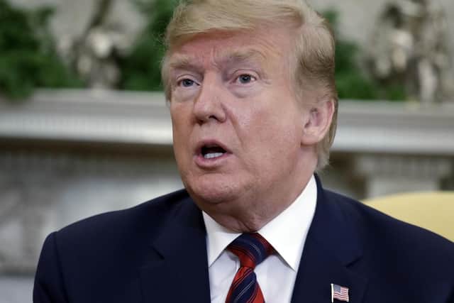 President Donald Trump is coming to Portsmouth in June. Picture: (AP Photo/Evan Vucci)