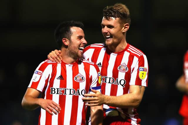 Max Power, left, with George Honeymoon Picture: Naomi Baker/Getty Images