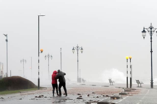 Storm Hannah is set to bring gale force winds to Portsmouth. Picture: Keith Woodland.