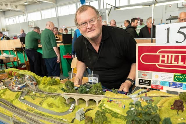Mick Mills from the Wes Sussex N Gauge Model Railway Club.  Picture: Vernon Nash (270419-011)