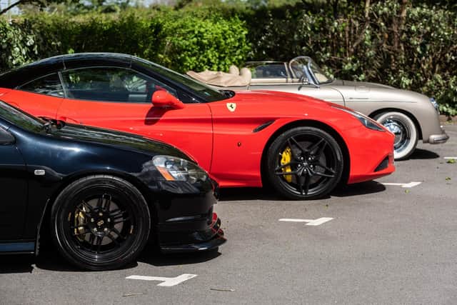 Some of the super cars.  Picture: Vernon Nash (270419-013)