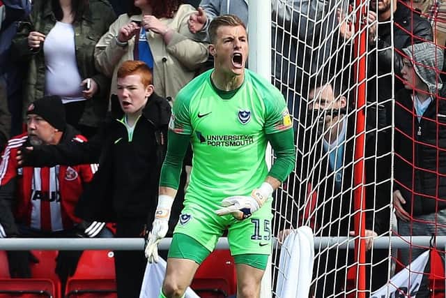 Pompey keeper Craig MacGillivray   Picture: Joe Pepler
