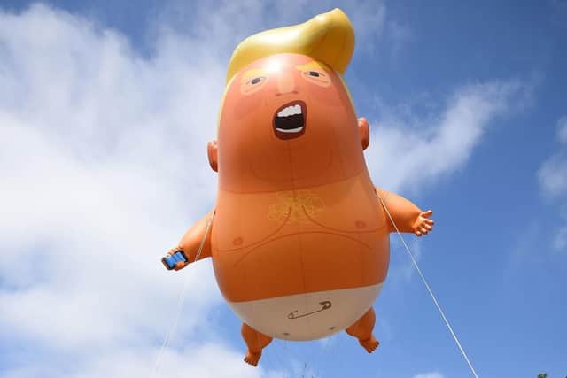 Clive does not want to see a return of the Donald Trump blimp