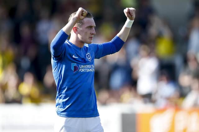 Gaffer for a Day, Crispin Harwood, has been impressed with Ronan Curtis' maiden Pompey season. Picture: Daniel Chesterton/phcimages.com