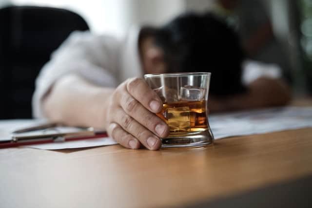 Fiona Caine gives advice to a woman whose husband is an alcoholic