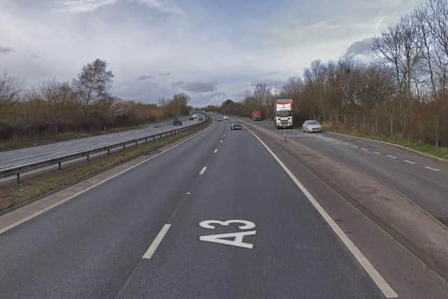 Mobile. 70mph. A3 (Southbound, Liss turn off)