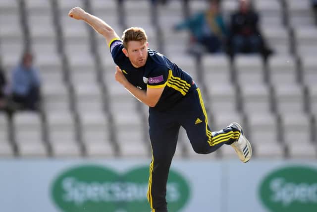 Liam Dawson was brilliant for Hampshire. Picture Harry Trump/Getty Images