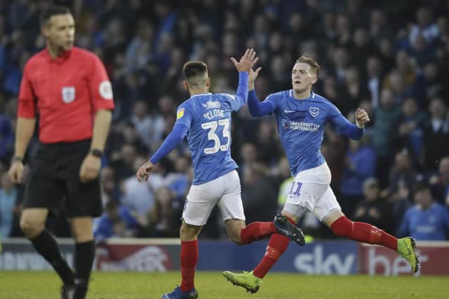 Pompey get back in the game. Pompey v Peterborough at Fratton Park