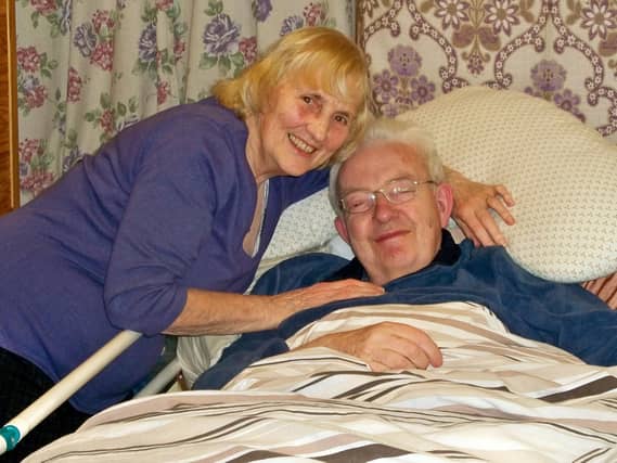 Margaret Powell Fosker with her husband Keith
