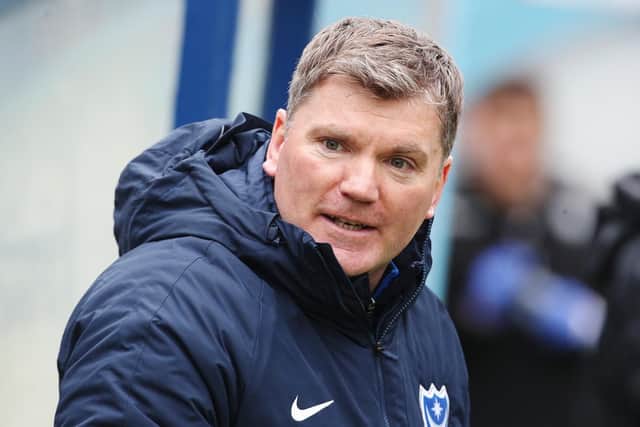 Pompey assistant manager Joe Gallen