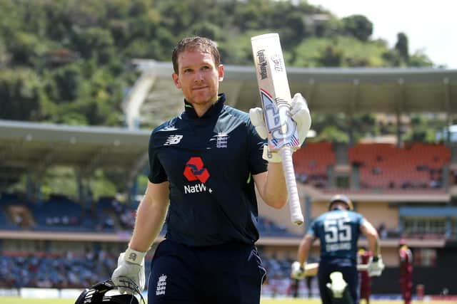 England captain Eoin Morgan is looking forward to putting on a great show at the Ageas Bowl against Pakistan. Picture: Gareth Copley/Getty Images