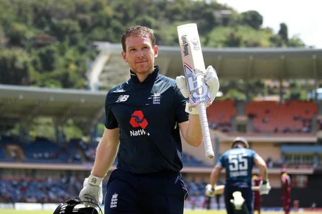 England captain Eoin Morgan is looking forward to putting on a great show at the Ageas Bowl against Pakistan. Picture: Gareth Copley/Getty Images