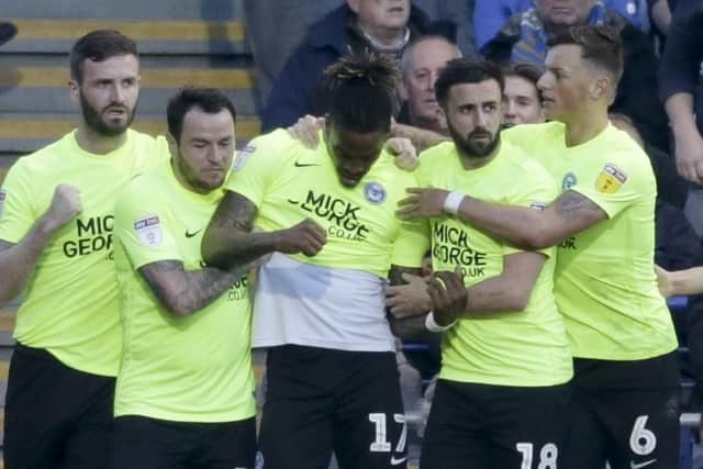 Ivan Toney scored twice for Peterborough on Tuesday night Picture: by Robin Jones.