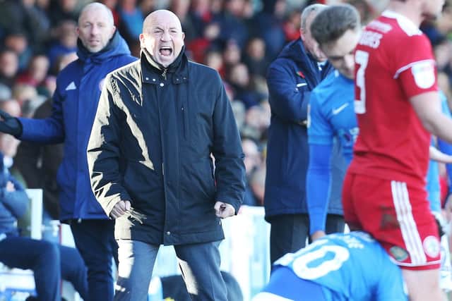 Accrington manager John Coleman. Picture: Joe Pepler