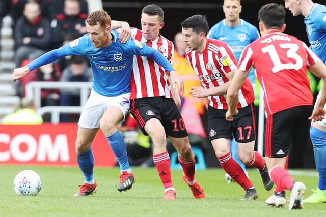 Tom Naylor in action against Sunderland. Picture: Joe Pepler