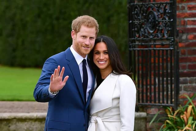 Prince Harry and Meghan Markle have had a baby boy. Picture: Dominic Lipinski/PA Wire