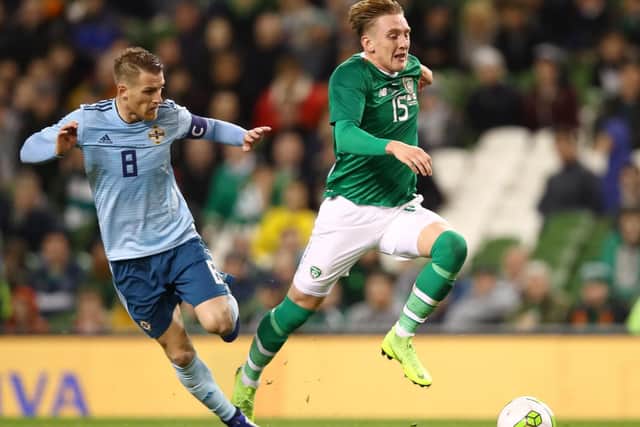 Ronan Curtis in action for Republic of Ireland against Northern Ireland. Picture: Dan Istitene/Getty Images