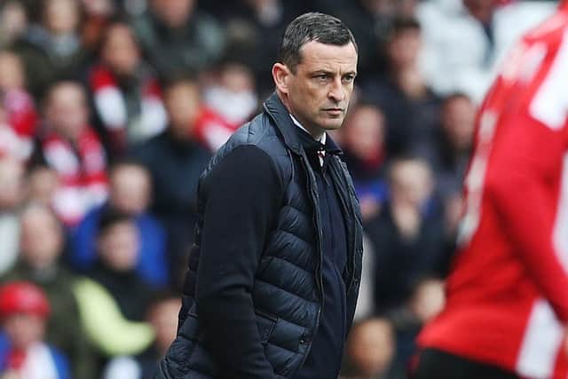 Sunderland manager Jack Ross