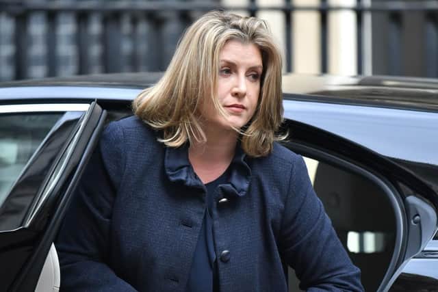 Penny Mordaunt has praised Guardsman Talbot's 'great courage'. Picture: Dominic Lipinski/PA Wire