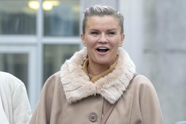 Former Atomic Kitten singer Kerry Katona is due to appear at Brighton Magistrates' Court today. Picture: Steve Parsons/PA Wire