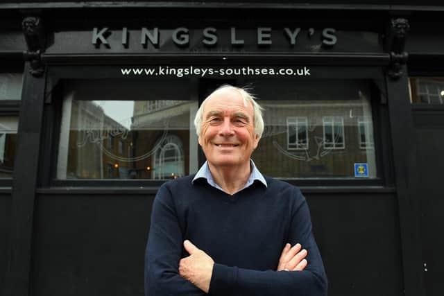 Steve Kingsley owner of 'Kingsley's in Osborne Road, Southsea. Picture by: Malcolm Wells (190501-7958)