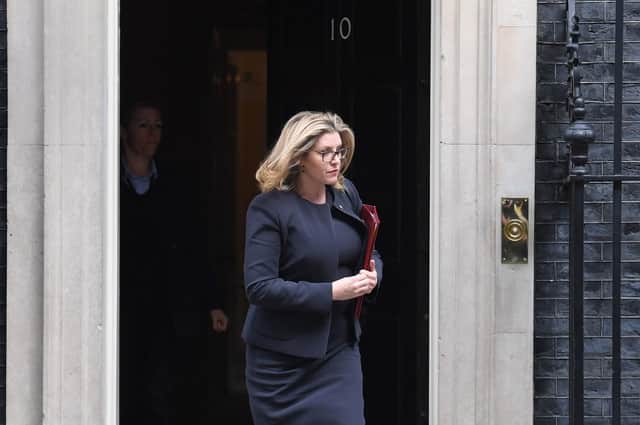 Defence secretary Penny Mordaunt leaves after a cabinet meeting at 10 Downing Street. Picture: Stefan Rousseau/PA Wire