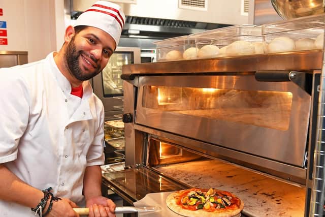 Chef at the Guildhall Village Moe Taboubi . Picture by:  Malcolm Wells (190501-7824)