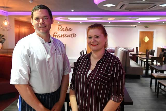 David Beedle and Joanne Upton have come back together in the world of food - now at 'Baba Ganoush' in Havant Road, Drayton. Picture by: Malcolm Wells.