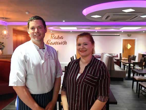 David Beedle and Joanne Upton have come back together in the world of food - now at 'Baba Ganoush' in Havant Road, Drayton. Picture by: Malcolm Wells.