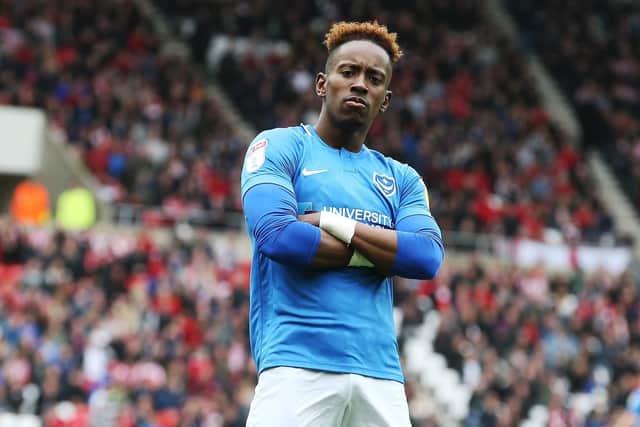 Jamal Lowe celebrates scoring at the Stadium of Light last month Picture: Joe Pepler