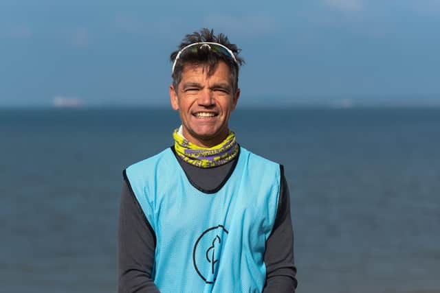Paul Trott was taking part in his 100th parkrun and took on the role of volunteer pacer.  Picture: Vernon Nash (110519- 09)
